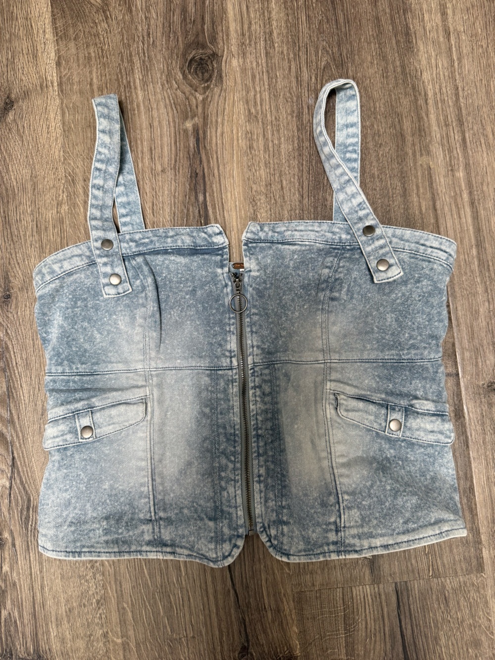 Free people denim corset